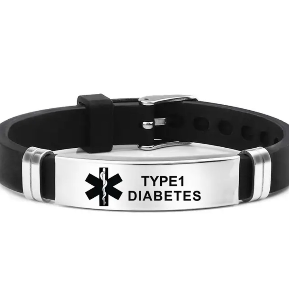 Bracelet, Medical Alert “Diabetes Type 1”, Unisex , NEW, Keep yourself S…